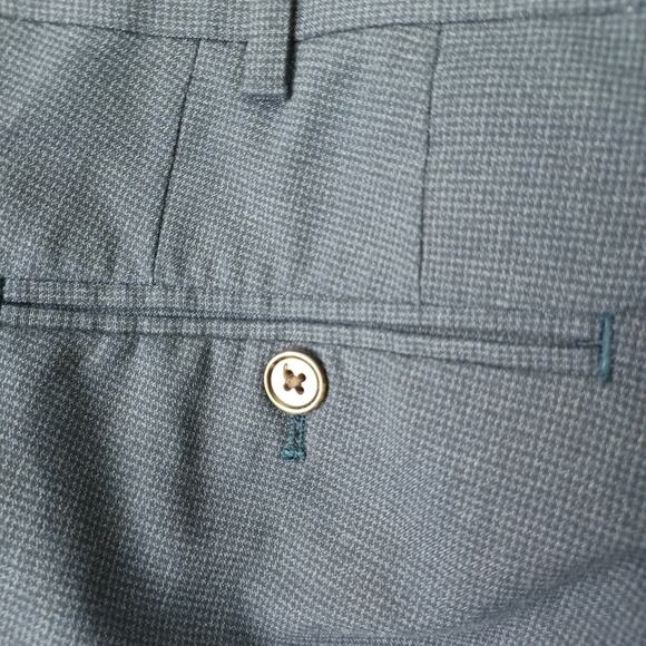 LAUREN Ralph Lauren Slacks Blue Black Slacks Black Label Men's 36 W 30L - Picture 5 of 7